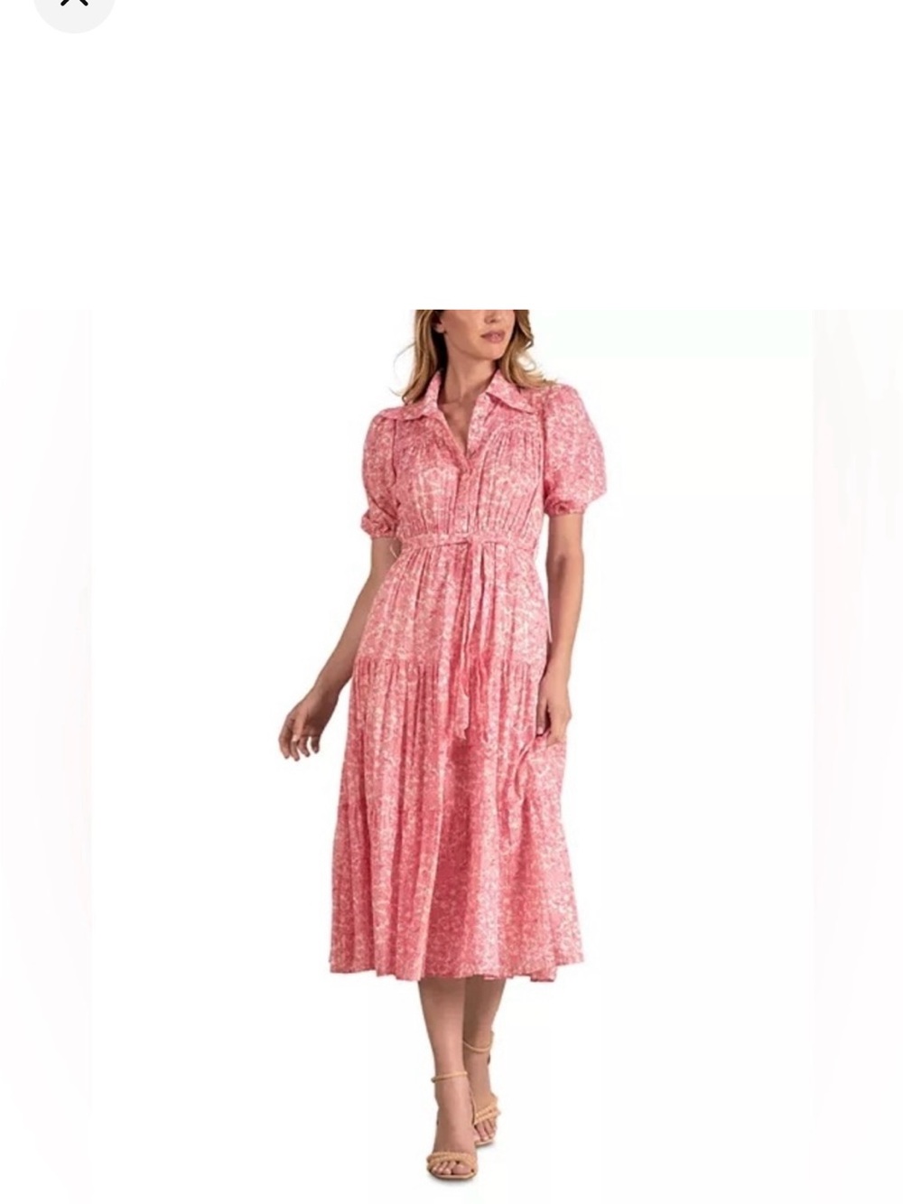 Shop Elan  Floral Tie-Wa Midi Dress